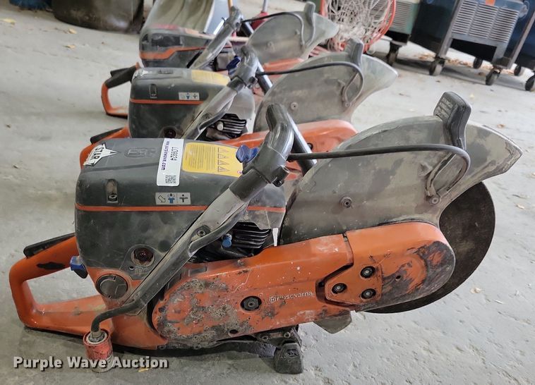 image for item LO9924 (3) 14" Husqvarna concrete saws