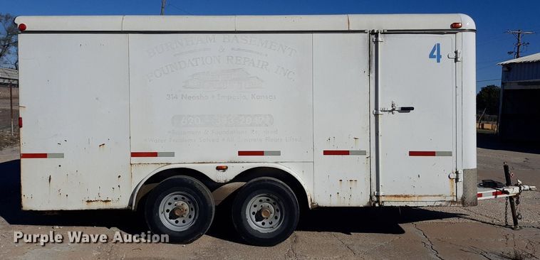 image for item LX9795 2012 W-W  enclosed cargo trailer