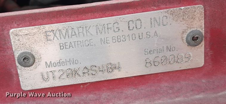 image for item LX9798 Exmark VT20KAS484  ZTR lawn mower