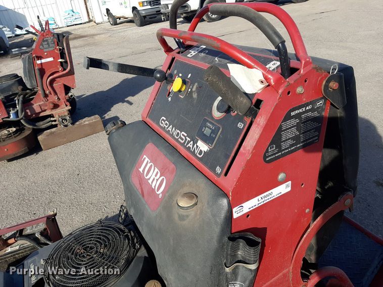 image for item LX9800 2009 Toro GrandStand 74558  ZTR lawn mower