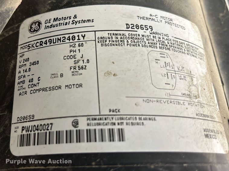 image for item MD9026 (2) air compressors