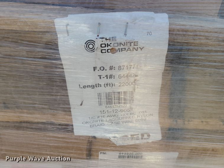 image for item MG9779 Approximately 147,000' of Okonite 16 AWG electrical  wire