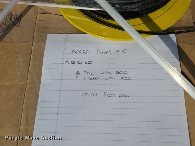 image for item MG9779 Approximately 147,000' of Okonite 16 AWG electrical  wire