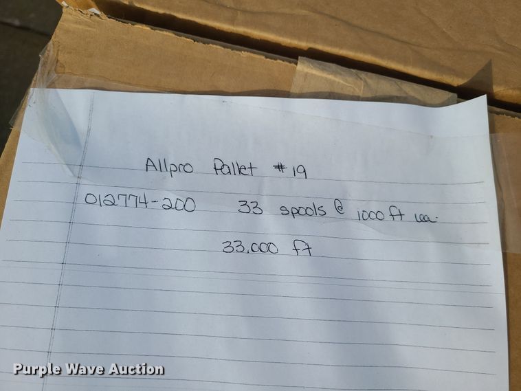 image for item MG9780 Approximately 94,000' of 10 AWG electrical wire