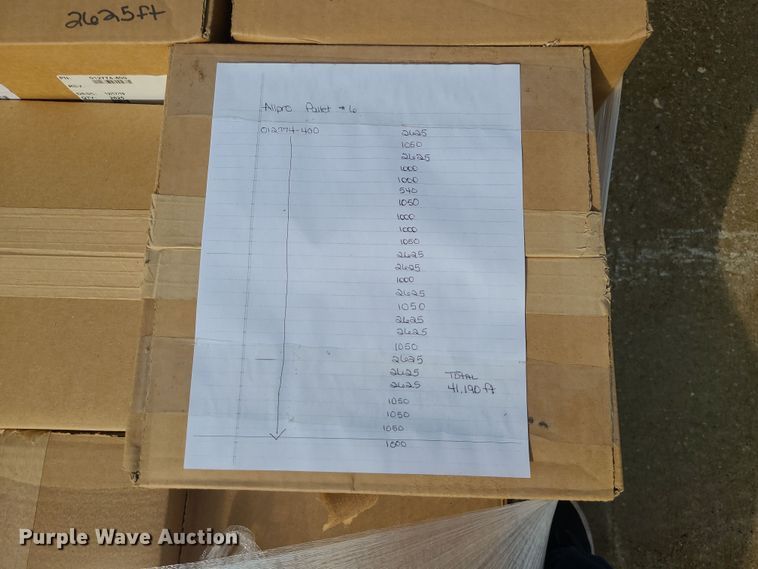 image for item MG9780 Approximately 94,000' of 10 AWG electrical wire