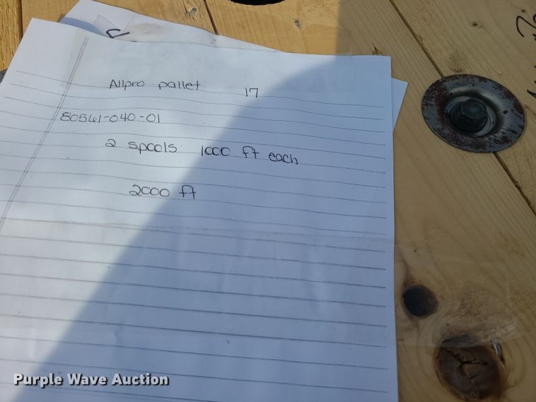 image for item MG9781 Approximately 3,500' of electrical wire