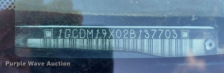 image for item MI9807 2002 Chevrolet Astro  van