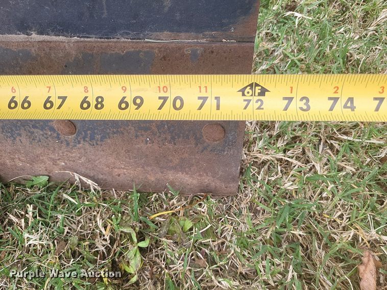 image for item MI9818 Kubota  6' W snow plow