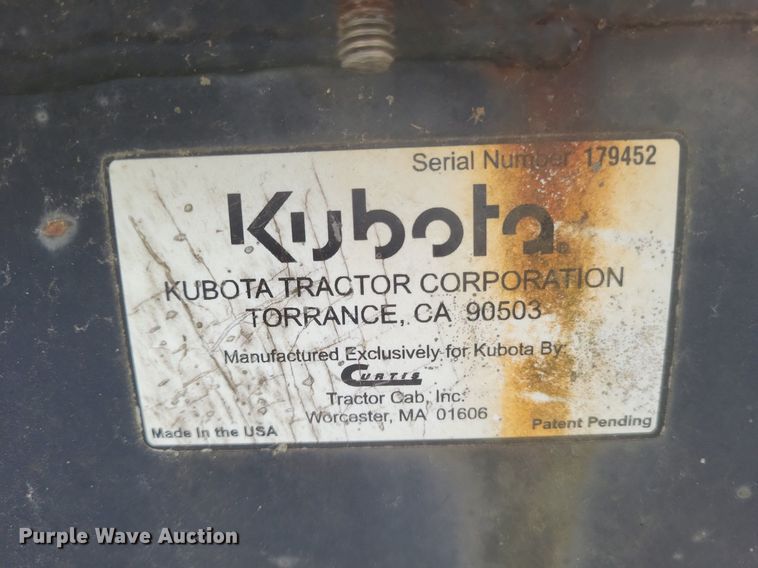 image for item MI9818 Kubota  6' W snow plow
