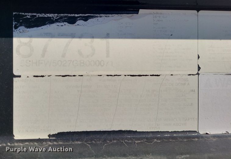 image for item MJ9445 2016 Kaufman  car carrier