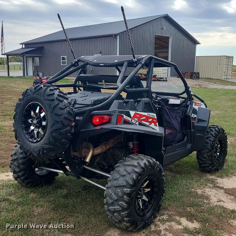 image for item MQ9562 2013 Polaris RZR 900 Walker Evans Racing  utility vehicle