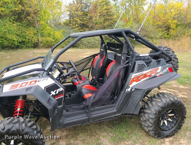 image for item MQ9562 2013 Polaris RZR 900 Walker Evans Racing  utility vehicle
