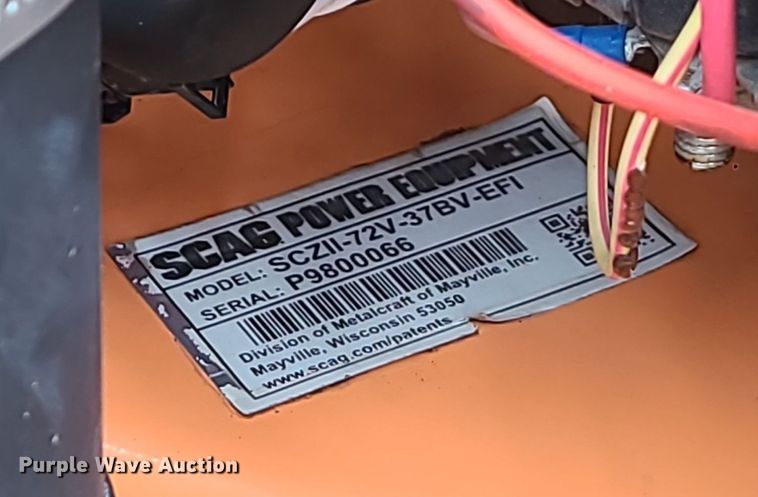 image for item MQ9564 Scag Cheetah II  ZTR lawn mower