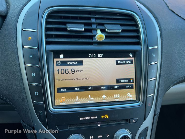 image for item NI9086 2017 Lincoln MKX  SUV