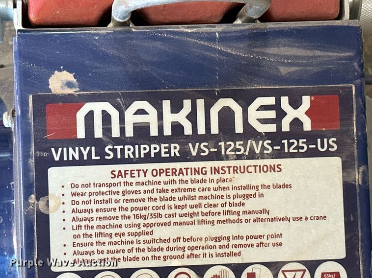 image for item NO9300 Makinex VS-125  vinyl stripper