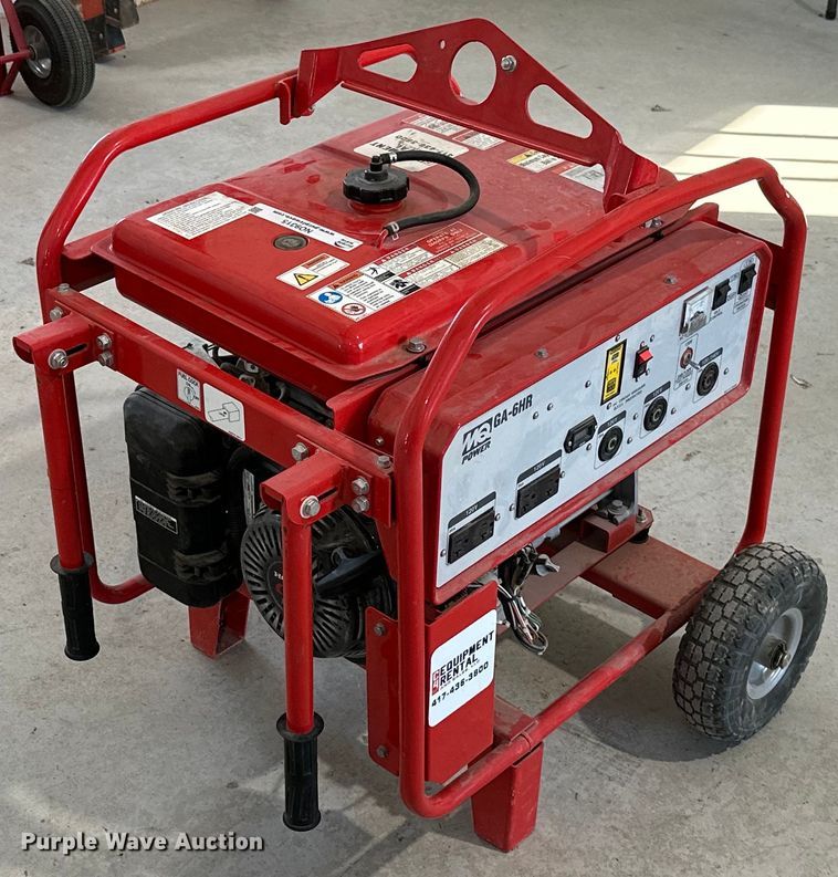 image for item NO9315 Multiquip GA-6HR  generator
