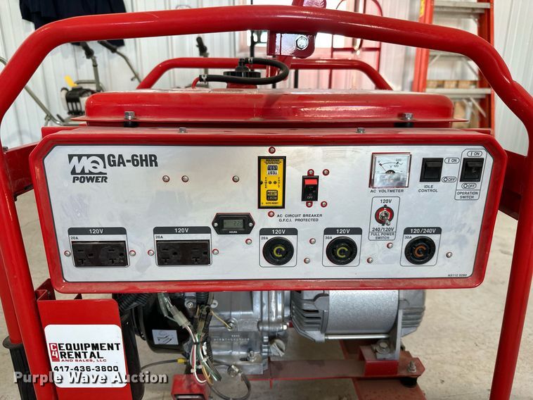image for item NO9315 Multiquip GA-6HR  generator