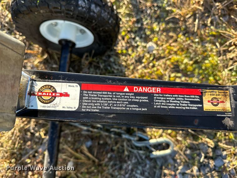 image for item NQ9505 2015 Acme Tow Dolly Company Dolly  car dolly