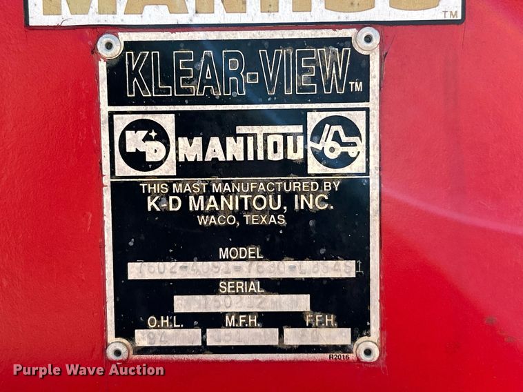 image for item NQ9952 1996 Manitou M240CP  forklift