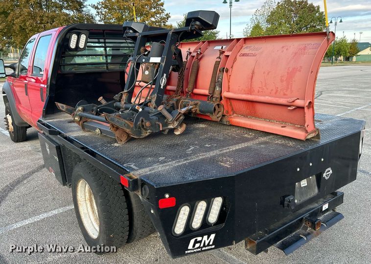 image for item NR9002 2005 Ford F450 Super Duty XL  Crew Cab flatbed truck