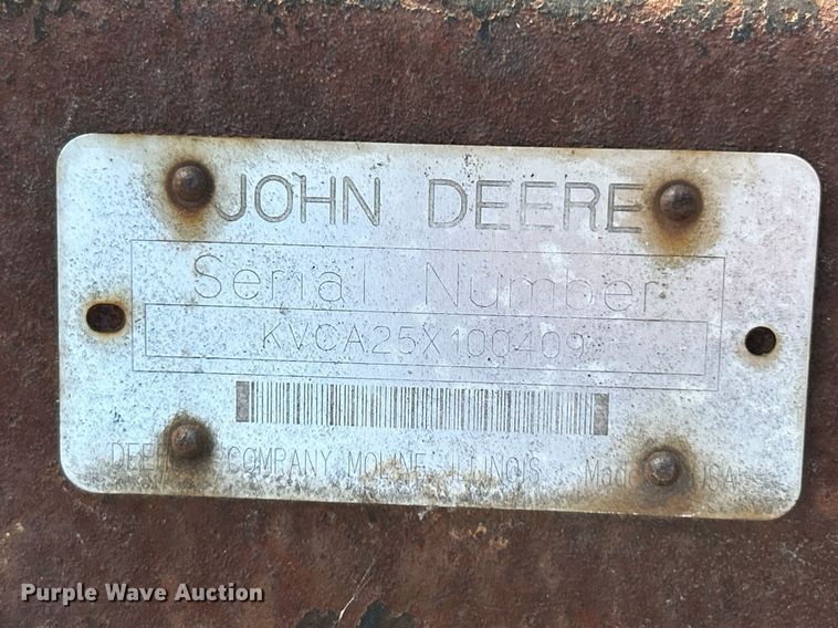 image for item NR9005 John Deere CA25  skid steer auger