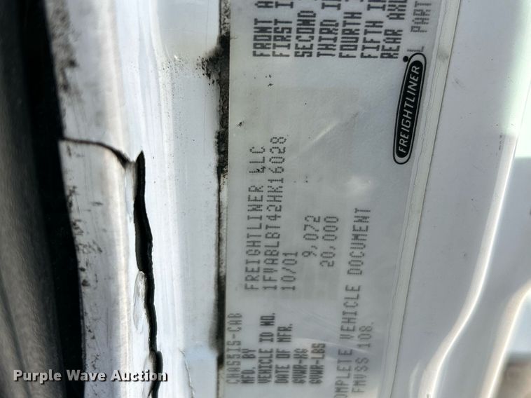 image for item NR9017 2002 Freightliner FL50  ambulance