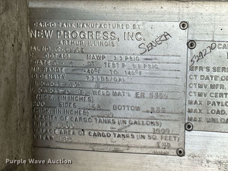 image for item NR9018 1996 Freightliner FL70  fuel truck