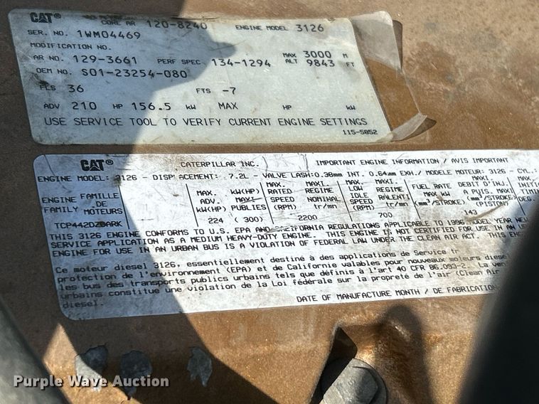 image for item NR9018 1996 Freightliner FL70  fuel truck