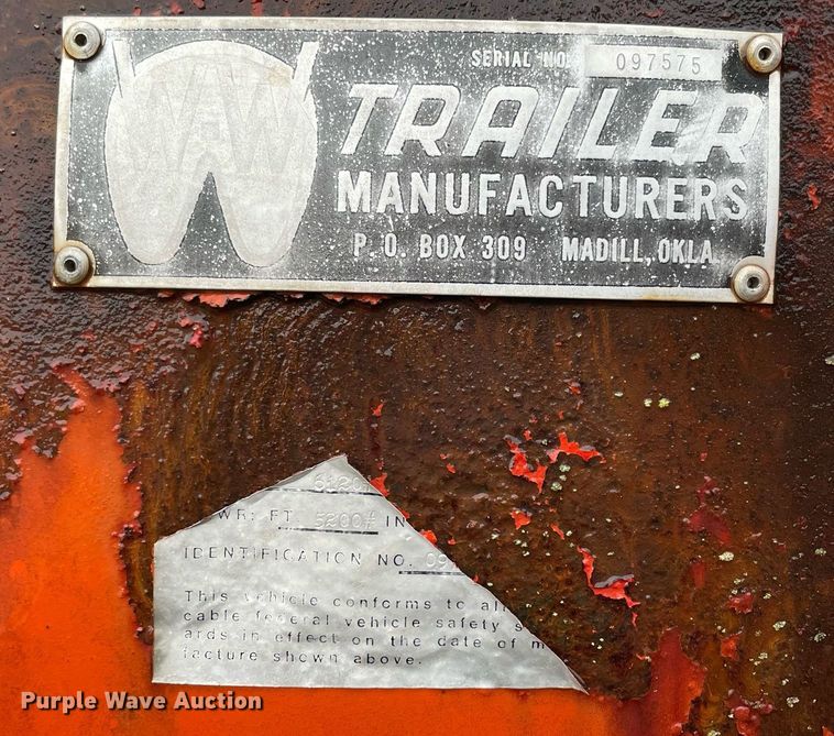 image for item NZ9006 WW  livestock trailer