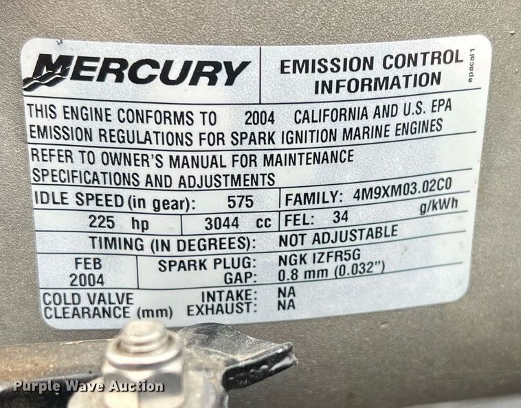 image for item OA9010 2004 Ranger 205VS  boat