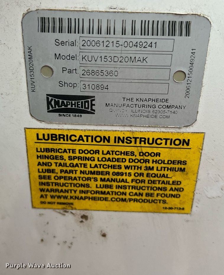 image for item OA9053 2006 Ford E450 Super Duty  utility van