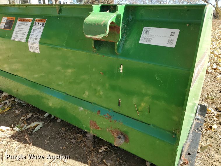 image for item OA9154 John Deere 2060R  snow pusher