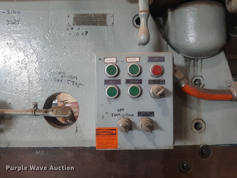 image for item OF9562 Cincinnati  press brake