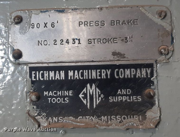 image for item OF9562 Cincinnati  press brake
