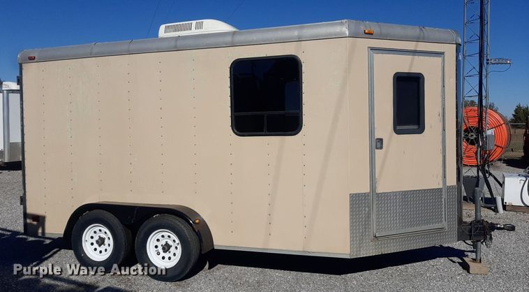 image for item OF9590 2001 Pace VC718TA2  enclosed cargo trailer