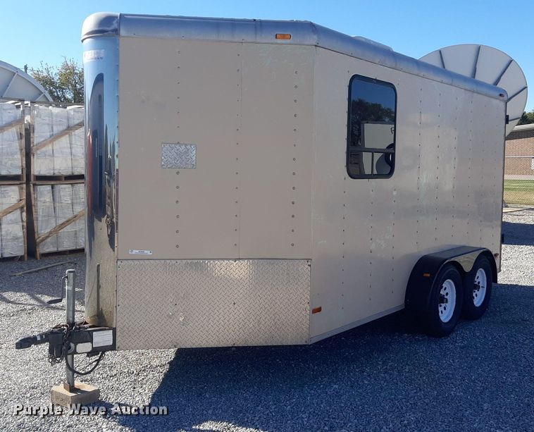 image for item OF9590 2001 Pace VC718TA2  enclosed cargo trailer