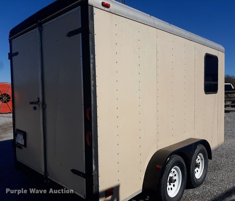 image for item OF9590 2001 Pace VC718TA2  enclosed cargo trailer