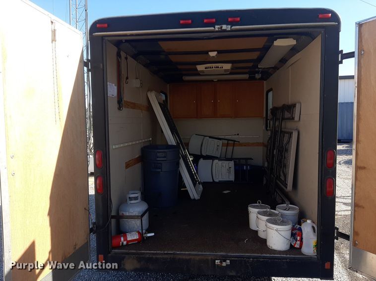 image for item OF9590 2001 Pace VC718TA2  enclosed cargo trailer