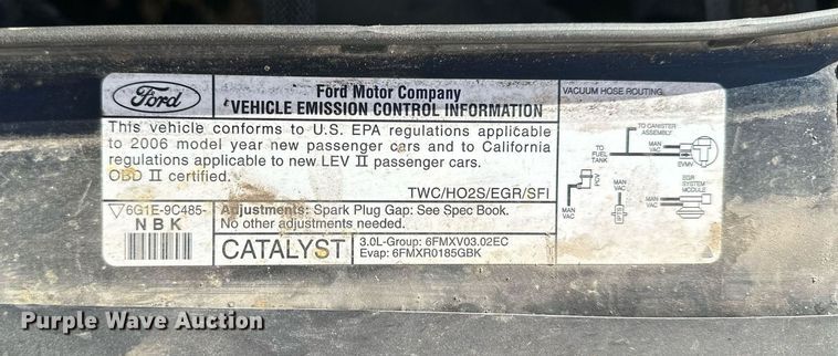 image for item OK9130 2006 Ford Five Hundred SEL