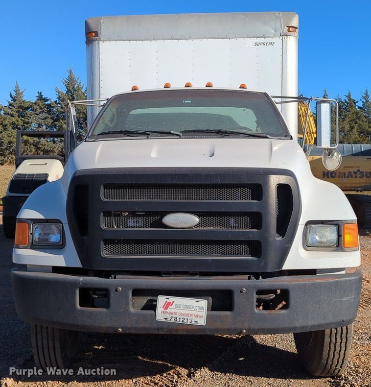 image for item OL9052 2007 Ford F750 Super Duty  box truck