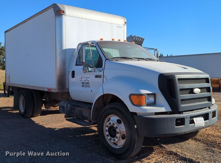 image for item OL9052 2007 Ford F750 Super Duty  box truck