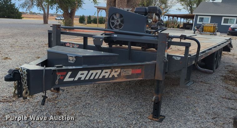 image for item OL9091 2022 Lamar  equipment trailer