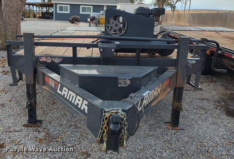image for item OL9091 2022 Lamar  equipment trailer