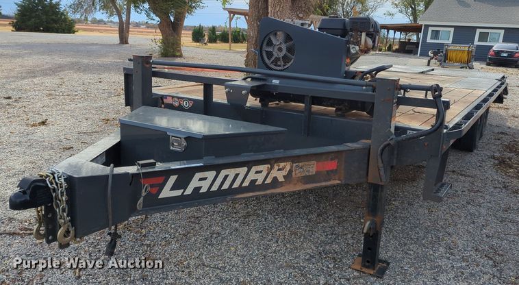 image for item OL9091 2022 Lamar  equipment trailer