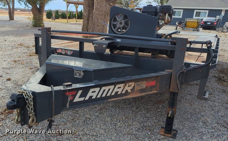 image for item OL9091 2022 Lamar  equipment trailer
