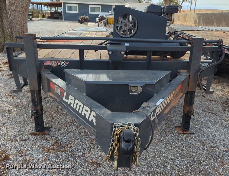 image for item OL9091 2022 Lamar  equipment trailer
