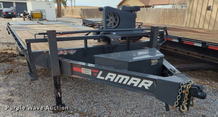 image for item OL9091 2022 Lamar  equipment trailer