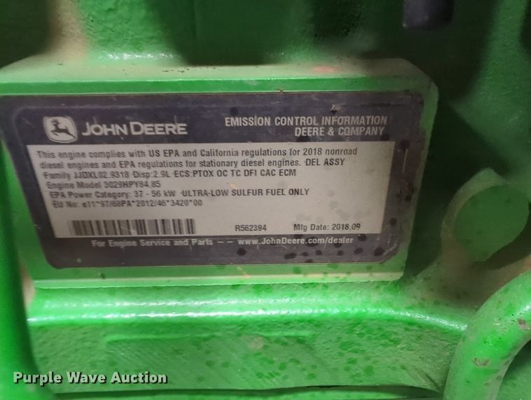 image for item OL9099 2018 John Deere 5075E  tractor