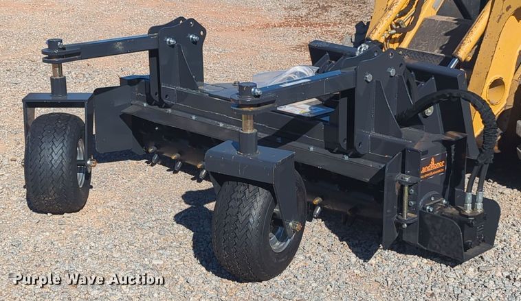 image for item OL9110 2023 LandHonor PR-12-72W  skid steer power rake