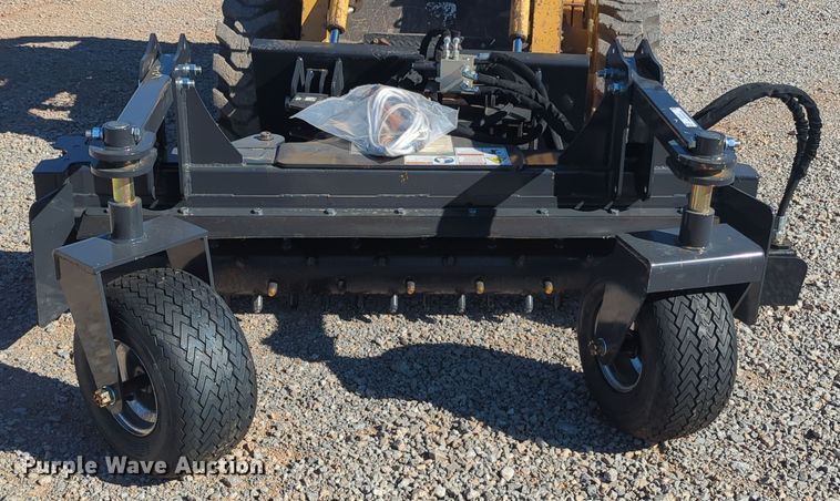 image for item OL9110 2023 LandHonor PR-12-72W  skid steer power rake